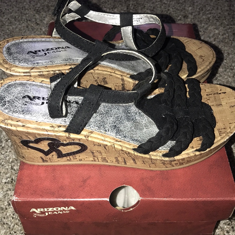 Girls Arizona Jean Wedges